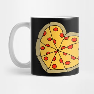 Heart Shaped Pizza Pie Mug